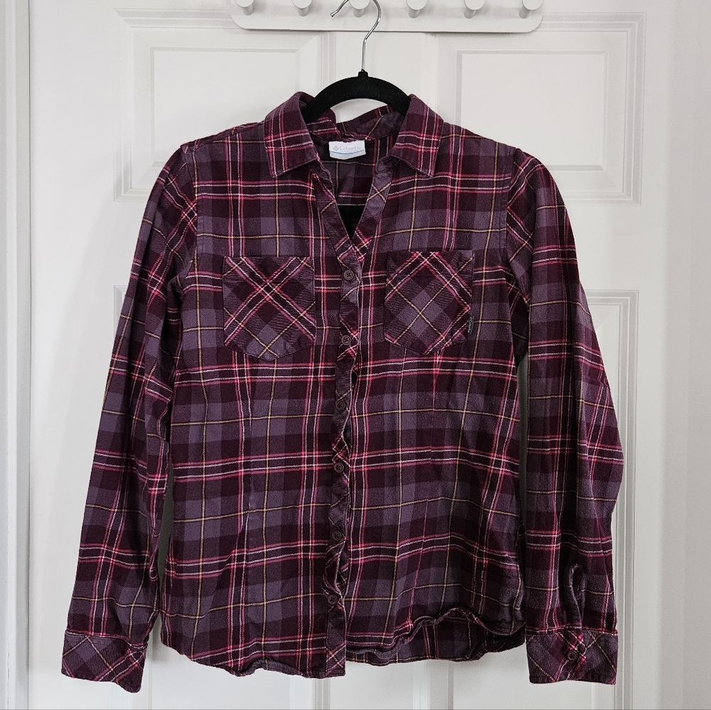 Columbia Plaid Flannel Shirt